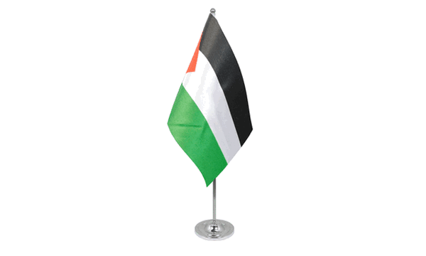 Palestine Satin Table Flag